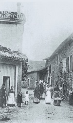 L'entrée de la Maison Epellius à la fin du XIXème siècle